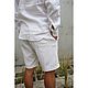 Рубашка мужская из конопляной ткани Hemp Collarless Shirt Natural. Рубашки мужские. VÄN Studio. Ярмарка Мастеров.  Фото №6