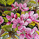 Акварель "Цветущая яблоня". Розовые цветы. Весна. Природа, Картины, Королев,  Фото №1