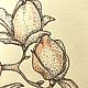 Заказать "Магнолия peach", 2020 г. Изограф&Co. Ярмарка Мастеров. . Элементы интерьера Фото №3