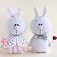 Bunnies Bride and Groom, a wedding or anniversary gift to a couple, Gifts, Moscow,  Фото №1