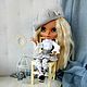 Блузка, юбка, берет для Blythe Блайз Айси pullip icy. Одежда для кукол. Tatyana L (blikebaby). Ярмарка Мастеров.  Фото №4
