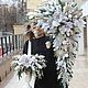 Новогодняя Объемная гирлянда-уголок. Гирлянды. El flor : флористика и декор (Svetok26). Интернет-магазин Ярмарка Мастеров.  Фото №2