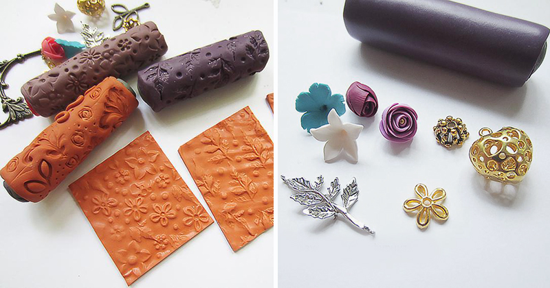 Lifehack How to Make a Textured Rolling Pin for Polymer Clay: DIYs в  журнале Ярмарки Мастеров