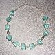Necklace made of Aqua quartz, river pearls and 925 silver, Necklace, Sergiev Posad,  Фото №1