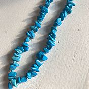 Винтаж handmade. Livemaster - original item Vintage: Natural turquoise beads, Afghanistan. Handmade.