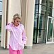 Pattern pink. Блузки. Strygina (Strygina). Ярмарка Мастеров.  Фото №6