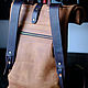 Leather Men's ROLLTOP Backpack (Whiskey) rollop size L. Men\\\'s backpack. odalgoods (odalgoods). My Livemaster. Фото №4
