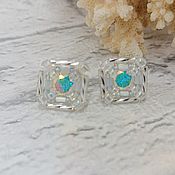 Украшения handmade. Livemaster - original item Stud earrings: for wedding Crystal. Handmade.
