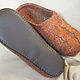 Zapatillas de fieltro Óxido. Slippers. MMwool (marinamol). Ярмарка Мастеров.  Фото №6