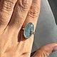 Аквамарин 7,8 ct кольцо серебро. Минералы. Ekaterina India. Ярмарка Мастеров.  Фото №5