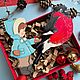 Елочные игрушки Девочка и Снегирь, Подвески, Санкт-Петербург,  Фото №1
