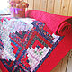 Лоскутная дорожка-коврик. Жар-птица. Handmade. Подарок для дома и дачи. LA-Design. Лариса Авдошина