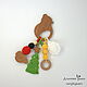 Beech Rodent Snowman with Pendants, Teething toys, Penza,  Фото №1