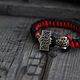 Bracelet braided: Paracord bracelet-Thor's Hammer. Braided bracelet. Mint Tiger (MintTiger). My Livemaster. Фото №5