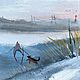 "Осторожно, скользкий лед", Картины, Корсаков,  Фото №1