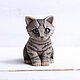 Заказать Котенок Резьба по дереву. Деревянная кошка. Фигурка кота. Егор Мамошкин (lindenbark). Ярмарка Мастеров. . Игрушки Фото №3
