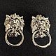 Clips Lions Usa. Vintage earrings. Lesica. Online shopping on My Livemaster.  Фото №2