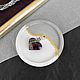 Серебристое колье- чокер из бусин с сердцем из аметиста. Колье. STATEMENTS JEWELRY Only_you_byElena. Ярмарка Мастеров.  Фото №6