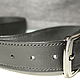 Order Men's belt leather. CRAZY RHYTHM bags (TP handmade). Livemaster. . Straps Фото №3
