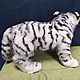 A white tiger cub in the style of still life. Stuffed Toys. Dilara. Online shopping on My Livemaster.  Фото №2