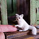 White Cat Miniature Dollhouse Toy, Miniature figurines, Rostov-on-Don,  Фото №1