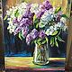 The picture with the lilacs. « Charm.» 50h40, Pictures, Mytishchi,  Фото №1