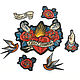 Набор нашивок на одежду Old School tattoo, Элементы интерьера, Москва,  Фото №1