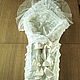 Конверт-пододеяльник для новорожденной. Одеяло для детей. Шелк и кружева (silk@laсes). Ярмарка Мастеров.  Фото №4