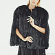 Fox fur wedding cape in black. Fur Coats. Forestfox. Family Fur Atelier. Online shopping on My Livemaster.  Фото №2
