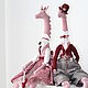Жирафы интерьерные текстильные ,светская парочка, Куклы Тильда, Новосибирск,  Фото №1
