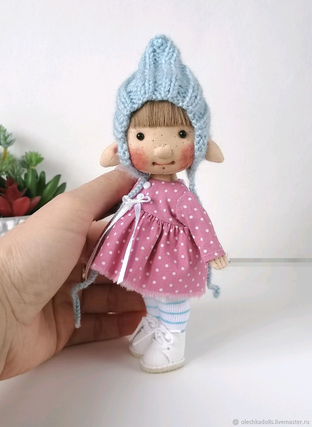 Текстильная кукла " Эльф", Куклы и пупсы, Омск,  Фото №1