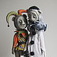 Pierrot and harlequin. Stuffed Toys. 7cvetik70. My Livemaster. Фото №4