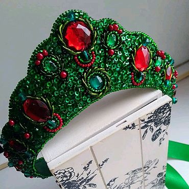 Украшения ручной работы. Ярмарка Мастеров - ручная работа Кокошник "Ягодка". Handmade.