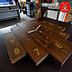  Часы деревянные. Часы классические. Faximile Wood Works. Интернет-магазин Ярмарка Мастеров.  Фото №2