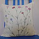 Carnation decorative Pillow in vintage style, country. Pillow. botanica-m. Online shopping on My Livemaster.  Фото №2