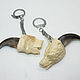 Key chain with bear claw 5-7 media head of the bone of mammoth. Key chain. Urbanstyle. Online shopping on My Livemaster.  Фото №2