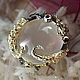 Order Foam Bay ring with rose quartz and garnets. SELENA. Livemaster. . Rings Фото №3