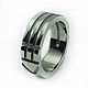 Titanium ring with patterns. Rings. asgdesign. My Livemaster. Фото №4