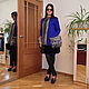 Coat knitted 'Blue'. Coats. Shop Tatiana Panova. Online shopping on My Livemaster.  Фото №2