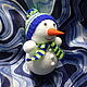 Snowman. Interior doll. Mister-sharik. Online shopping on My Livemaster.  Фото №2