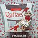 Подвеска из полимерной глины  "Raffaello chibi". Подвеска. Изделия из Пластики (BkSwan_art). Интернет-магазин Ярмарка Мастеров.  Фото №2