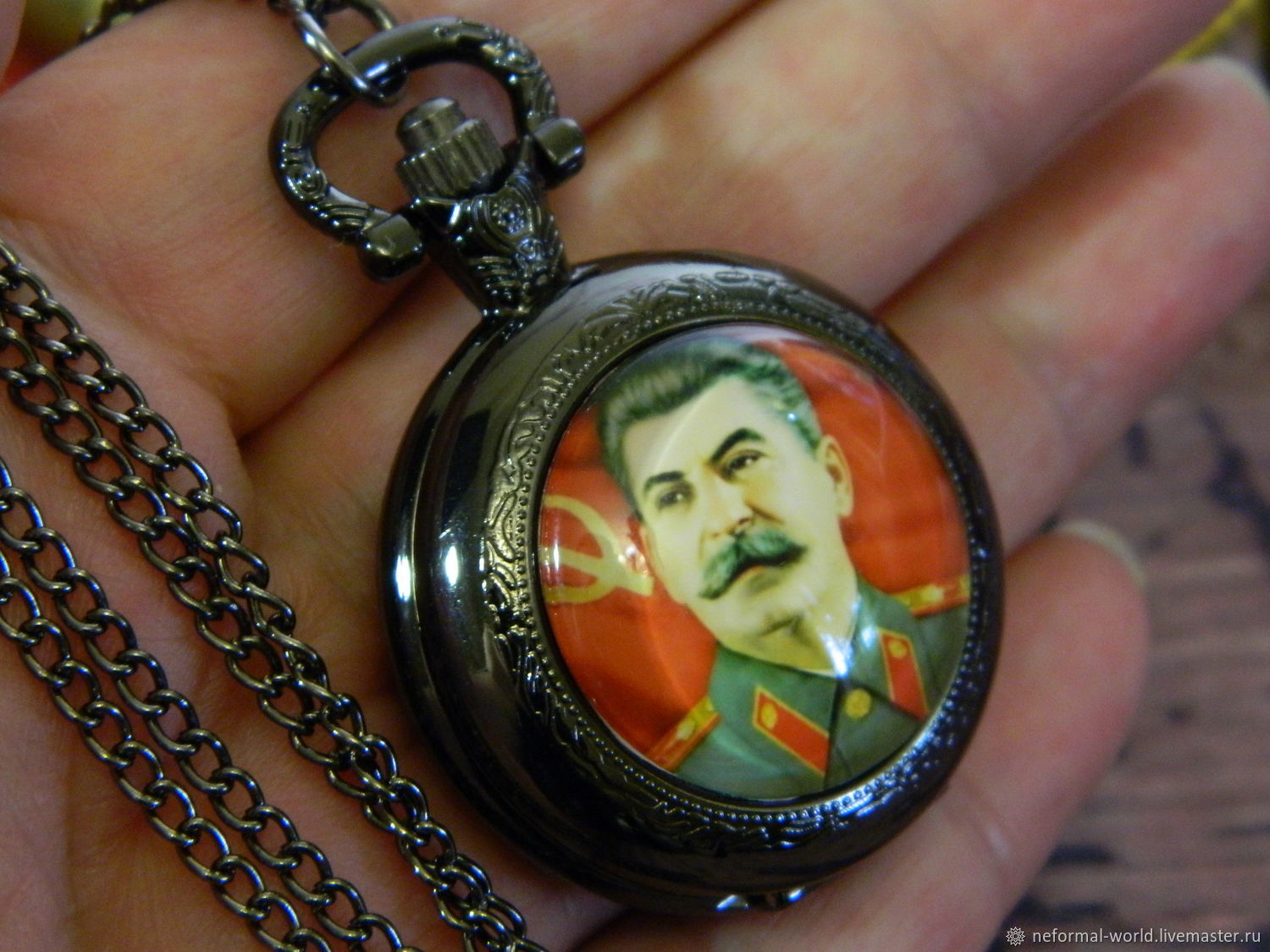 ЧАСЫ В СОВЕТСКОМ СТИЛЕ "ТОВАРИЩ СТАЛИН" КАРМАННЫЕ купить в интернет ...