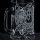 Slipknot.  Mug with engraved, Water Glasses, Nizhny Novgorod,  Фото №1