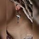 Earrings classic: ' White crows'. Earrings. House Of The Moon Dew. My Livemaster. Фото №4