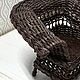 Wicker Doll Chair - Dollhouse furniture, Doll furniture, Moscow,  Фото №1