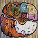 Embroidery. The cycles of time .Autumn.Reproduction tapestry of the seasons . Pictures. Magic stitch. My Livemaster. Фото №5