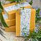 Order Natural soap ' forget-me-nots, forget-me-nots'. Otvintage Soap. Livemaster. . Soap Фото №3