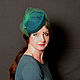 Little hat 'Emerald', Hats1, Moscow,  Фото №1