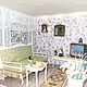Дом для Барби винтажный. Кукольные домики. Екатерина. Кукольная миниатюра. Ярмарка Мастеров.  Фото №5