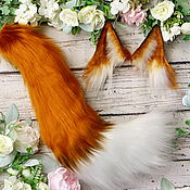 Субкультуры handmade. Livemaster - original item Fox ears and tail. Handmade.